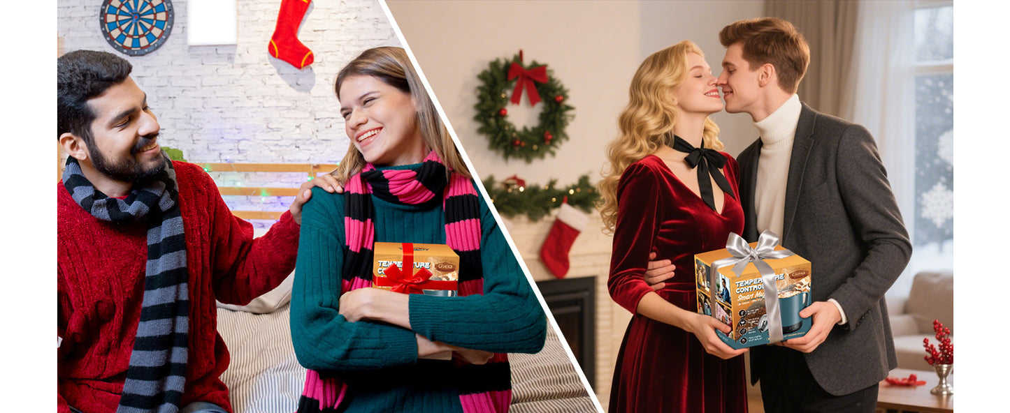 Magnetic Charging Rechargeable Self Heating Coffee Mug, Fast Heating & High Temperature 14Oz APP-Controlled Smart Coffee Cup Warmer, 120 Mins -Hot Up to 149℉ Smart Mug Warmer, Gifts for Women and Men