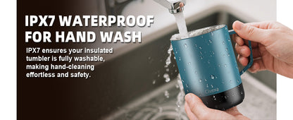 Magnetic Charging Rechargeable Self Heating Coffee Mug, Fast Heating & High Temperature 14Oz APP-Controlled Smart Coffee Cup Warmer, 120 Mins -Hot Up to 149℉ Smart Mug Warmer, Gifts for Women and Men